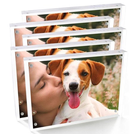 CAVEPOP Cavepop SPF-5X7AF5-CR 5 x 7 in. Acrylic Picture Frame - Pack of 5 SPF-5X7AF5-CR